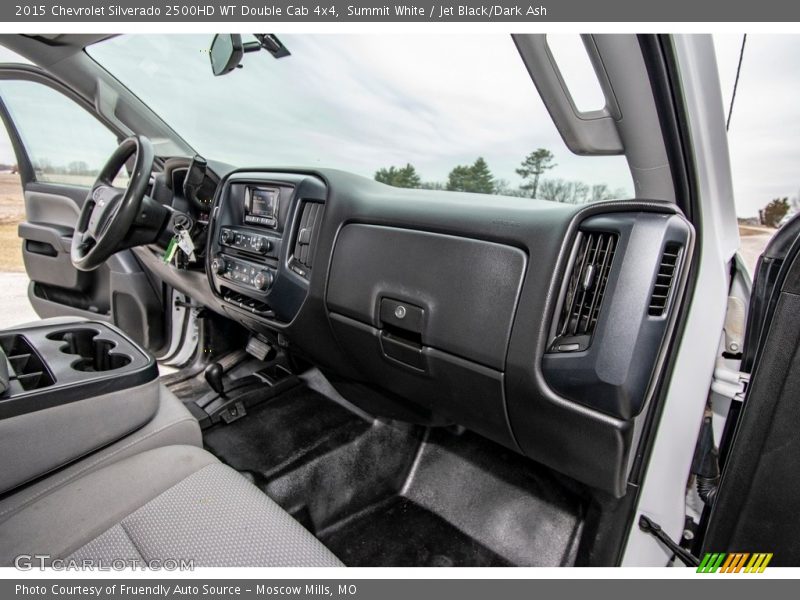 Summit White / Jet Black/Dark Ash 2015 Chevrolet Silverado 2500HD WT Double Cab 4x4