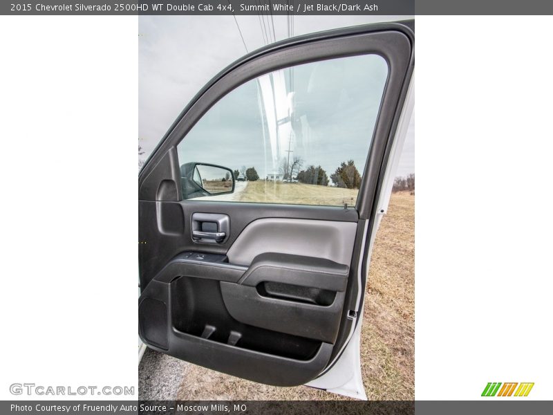 Summit White / Jet Black/Dark Ash 2015 Chevrolet Silverado 2500HD WT Double Cab 4x4
