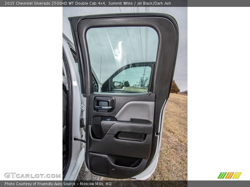 Summit White / Jet Black/Dark Ash 2015 Chevrolet Silverado 2500HD WT Double Cab 4x4