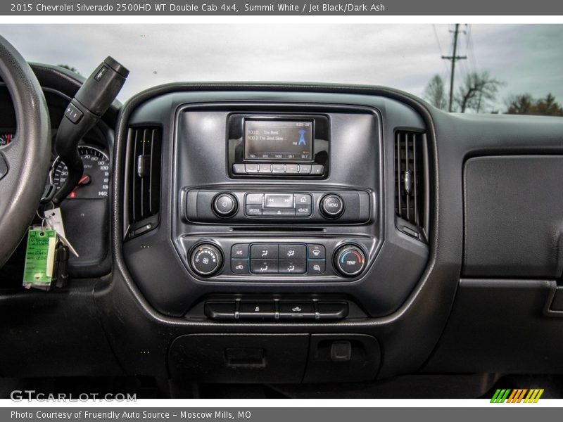 Summit White / Jet Black/Dark Ash 2015 Chevrolet Silverado 2500HD WT Double Cab 4x4