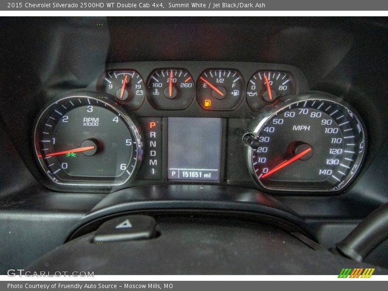 Summit White / Jet Black/Dark Ash 2015 Chevrolet Silverado 2500HD WT Double Cab 4x4