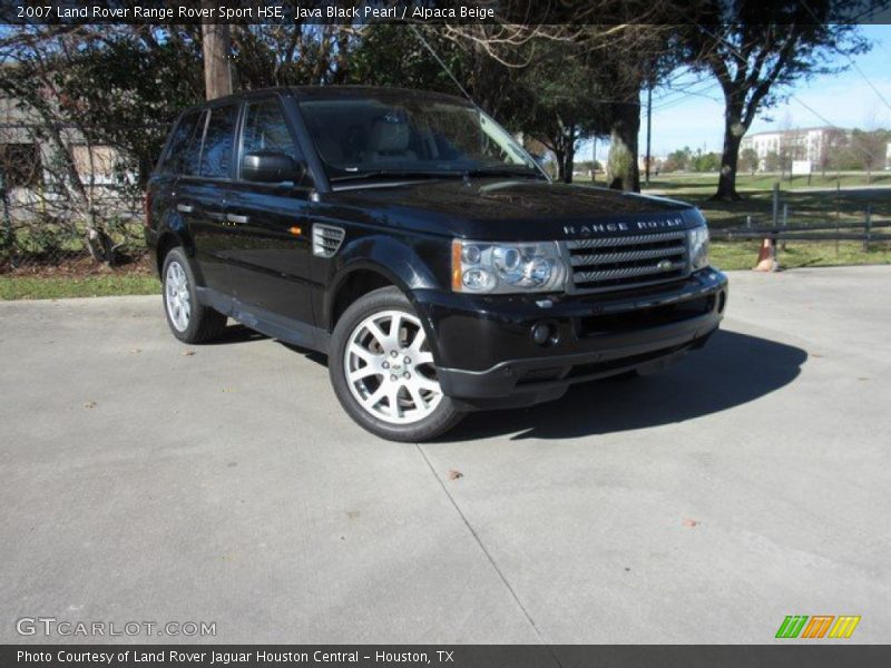 Java Black Pearl / Alpaca Beige 2007 Land Rover Range Rover Sport HSE