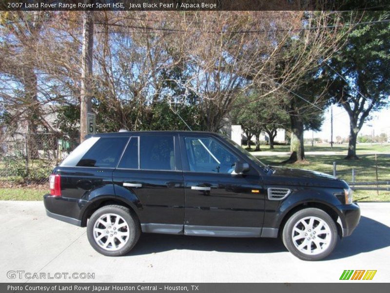 Java Black Pearl / Alpaca Beige 2007 Land Rover Range Rover Sport HSE