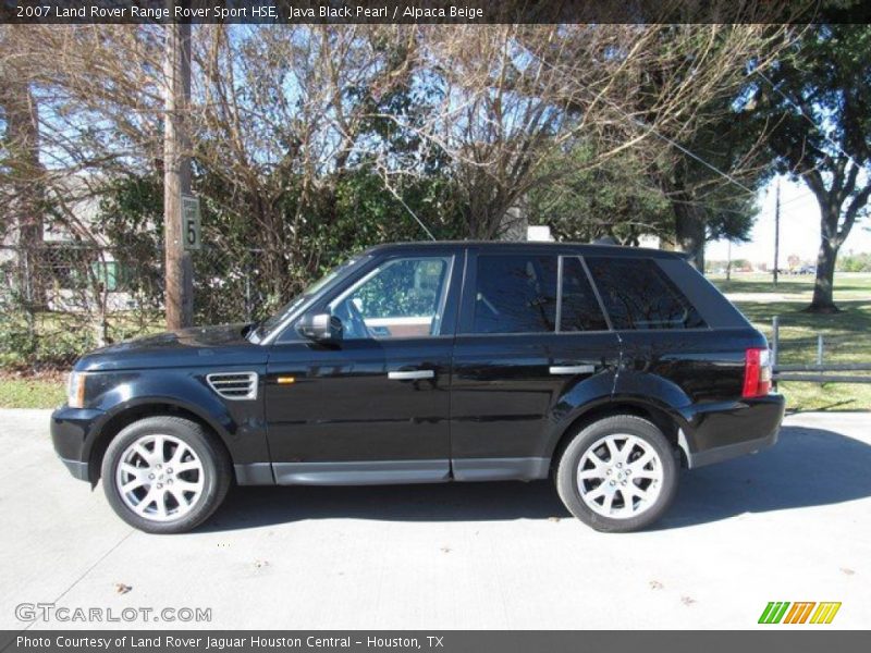 Java Black Pearl / Alpaca Beige 2007 Land Rover Range Rover Sport HSE