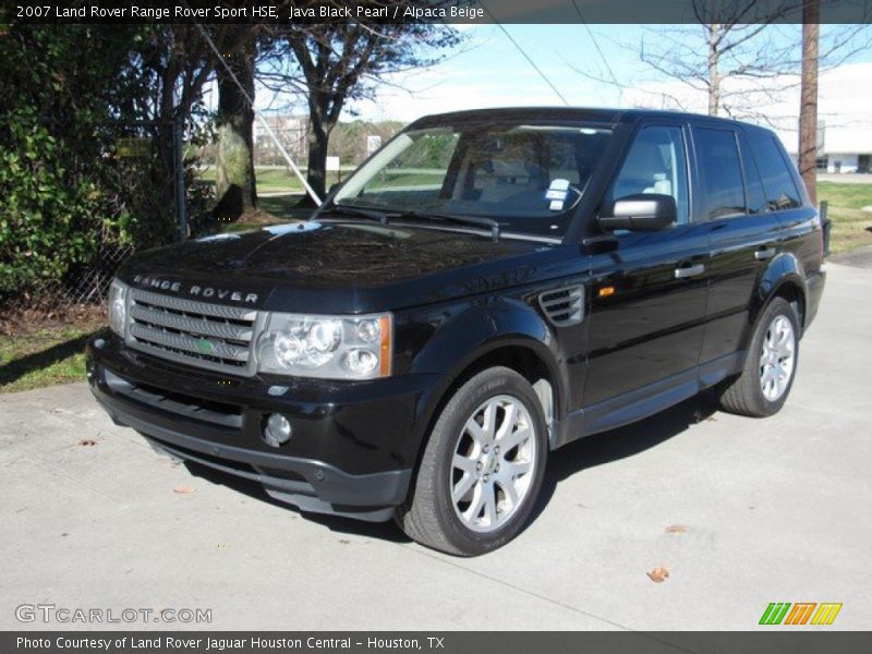 Java Black Pearl / Alpaca Beige 2007 Land Rover Range Rover Sport HSE