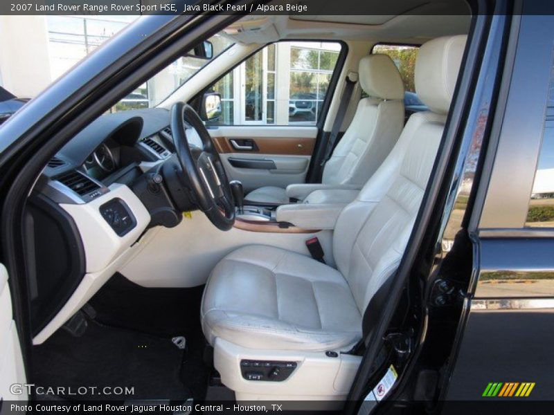 Java Black Pearl / Alpaca Beige 2007 Land Rover Range Rover Sport HSE
