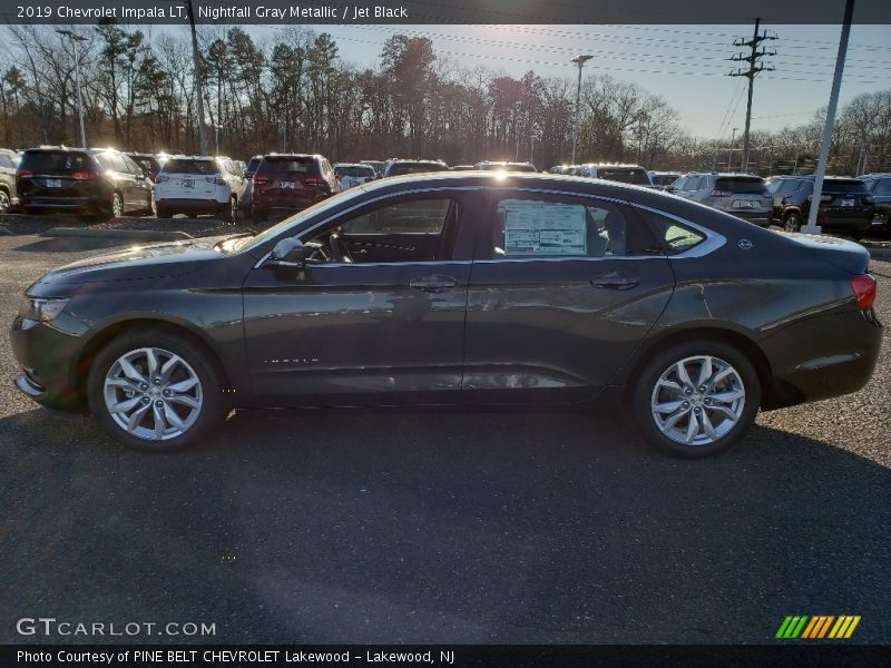 Nightfall Gray Metallic / Jet Black 2019 Chevrolet Impala LT