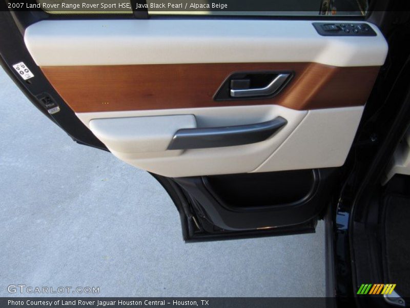 Java Black Pearl / Alpaca Beige 2007 Land Rover Range Rover Sport HSE