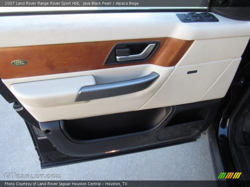 Java Black Pearl / Alpaca Beige 2007 Land Rover Range Rover Sport HSE