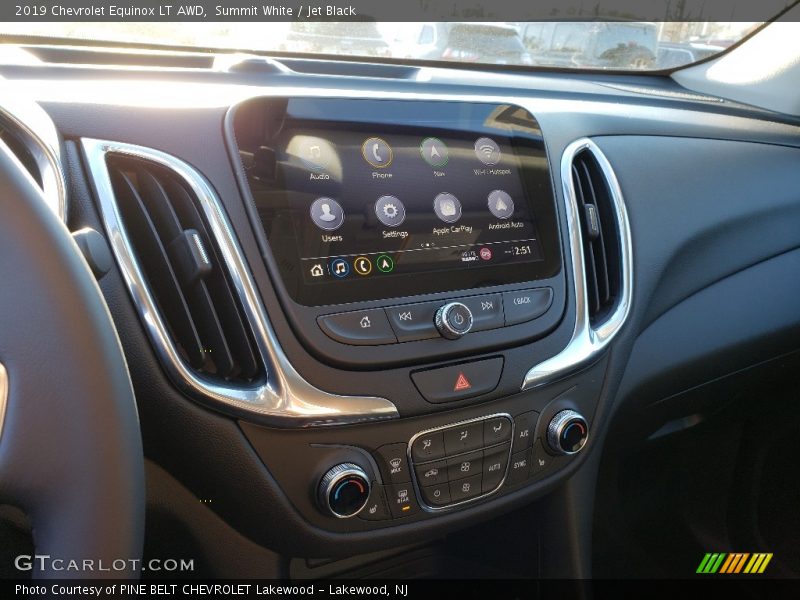 Summit White / Jet Black 2019 Chevrolet Equinox LT AWD