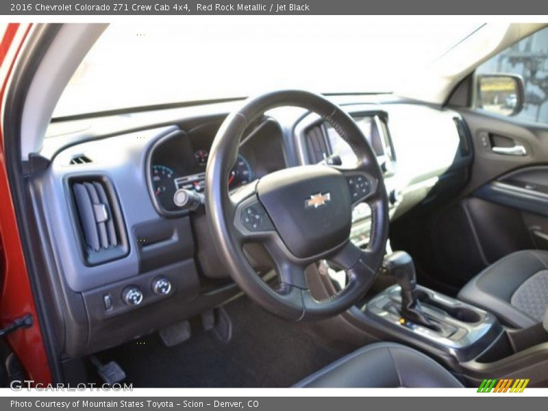 Red Rock Metallic / Jet Black 2016 Chevrolet Colorado Z71 Crew Cab 4x4