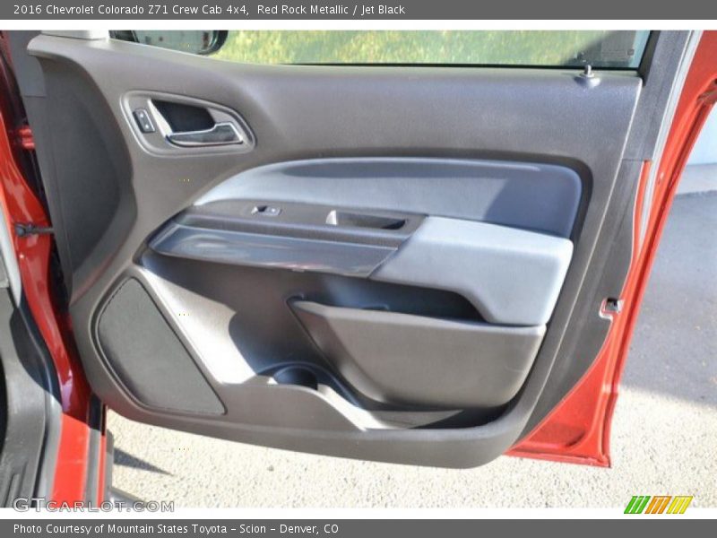 Red Rock Metallic / Jet Black 2016 Chevrolet Colorado Z71 Crew Cab 4x4