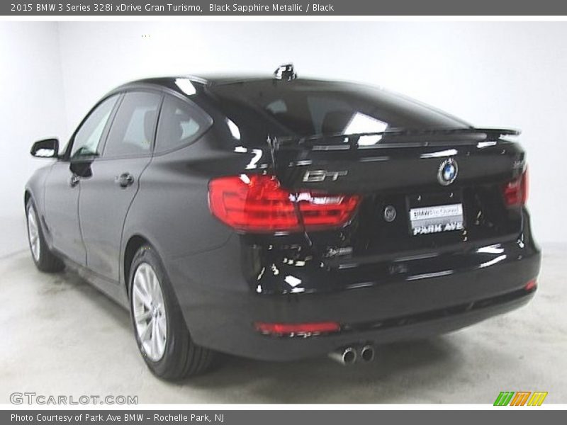 Black Sapphire Metallic / Black 2015 BMW 3 Series 328i xDrive Gran Turismo