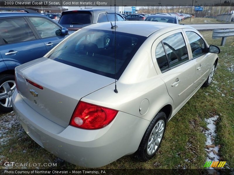 Gold Mist Metallic / Ebony 2009 Chevrolet Cobalt LT Sedan