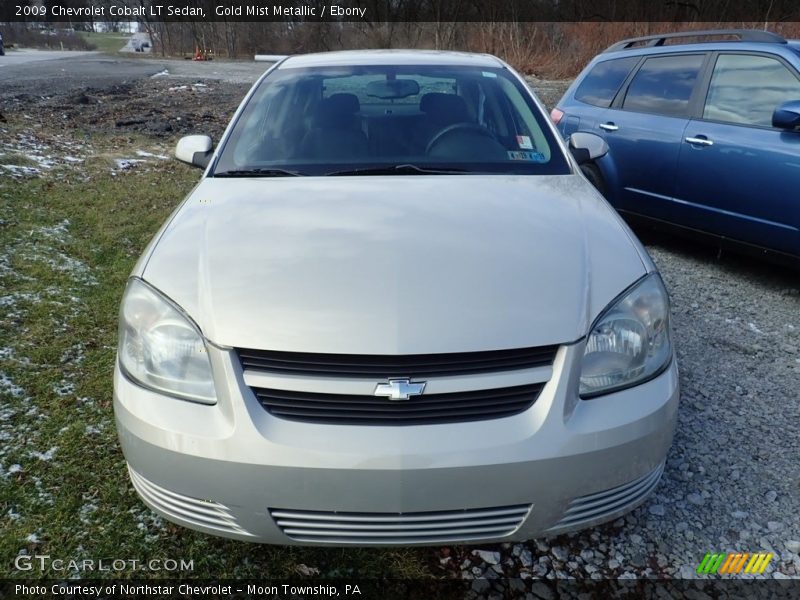 Gold Mist Metallic / Ebony 2009 Chevrolet Cobalt LT Sedan