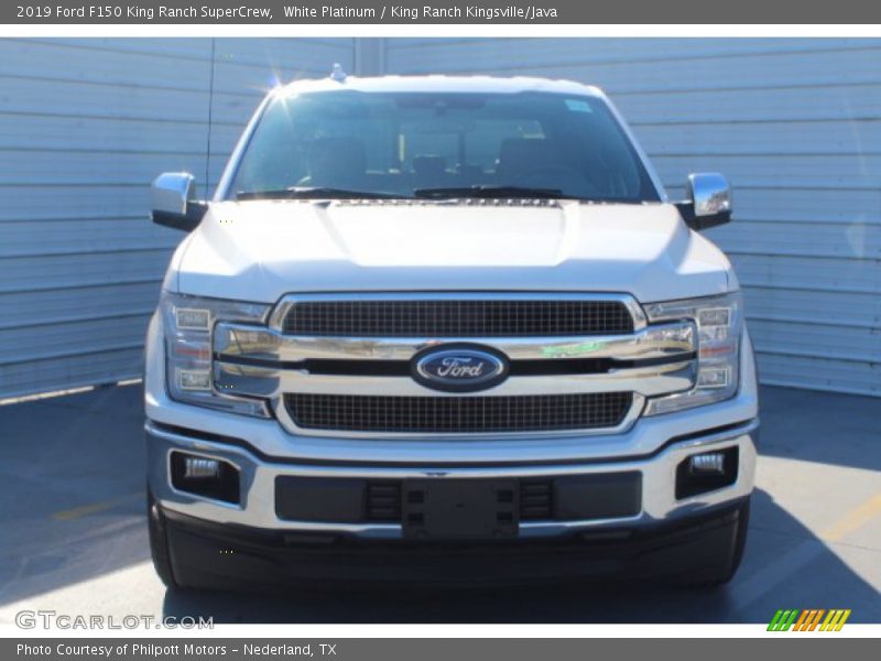 White Platinum / King Ranch Kingsville/Java 2019 Ford F150 King Ranch SuperCrew