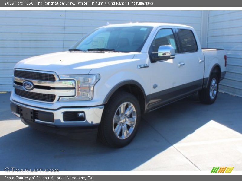 White Platinum / King Ranch Kingsville/Java 2019 Ford F150 King Ranch SuperCrew