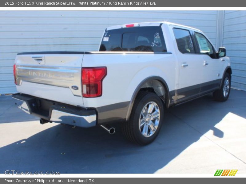 White Platinum / King Ranch Kingsville/Java 2019 Ford F150 King Ranch SuperCrew