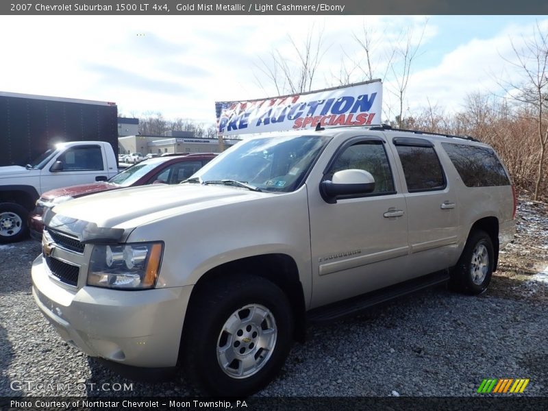 Gold Mist Metallic / Light Cashmere/Ebony 2007 Chevrolet Suburban 1500 LT 4x4