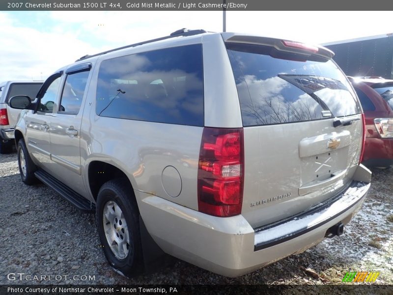 Gold Mist Metallic / Light Cashmere/Ebony 2007 Chevrolet Suburban 1500 LT 4x4