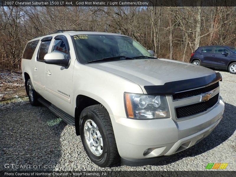 Gold Mist Metallic / Light Cashmere/Ebony 2007 Chevrolet Suburban 1500 LT 4x4