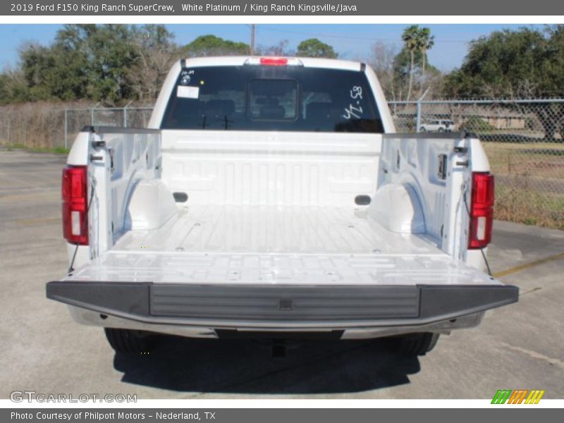 White Platinum / King Ranch Kingsville/Java 2019 Ford F150 King Ranch SuperCrew