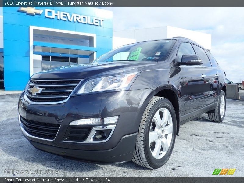 Tungsten Metallic / Ebony 2016 Chevrolet Traverse LT AWD