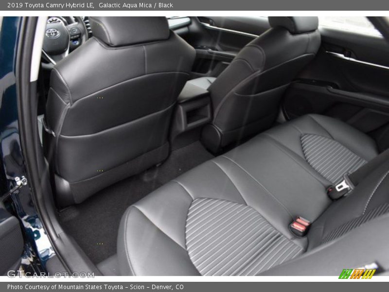 Rear Seat of 2019 Camry Hybrid LE