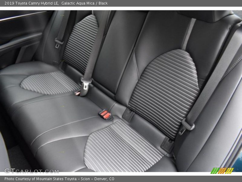 Rear Seat of 2019 Camry Hybrid LE