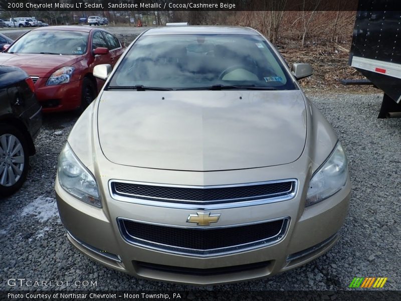 Sandstone Metallic / Cocoa/Cashmere Beige 2008 Chevrolet Malibu LT Sedan