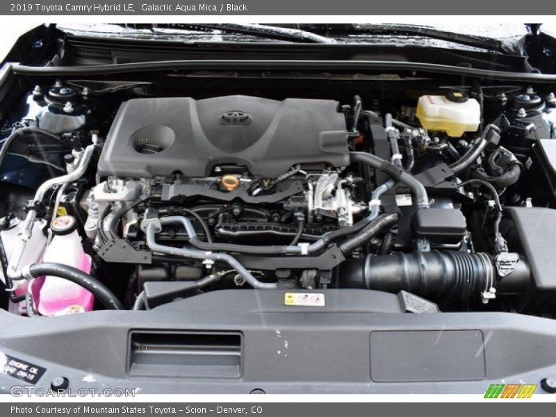  2019 Camry Hybrid LE Engine - 2.5 Liter DOHC 16-Valve Dual VVT-i 4 Cylinder Gasoline/Electric Hybrid