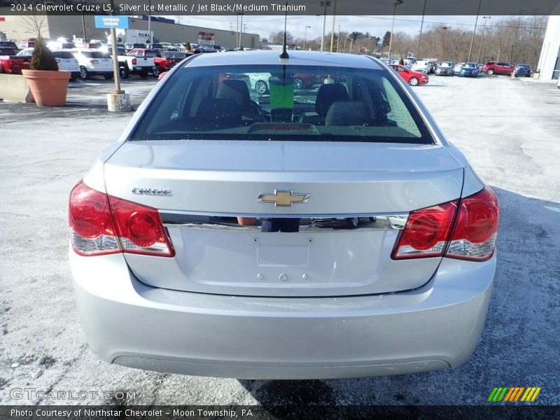 Silver Ice Metallic / Jet Black/Medium Titanium 2014 Chevrolet Cruze LS