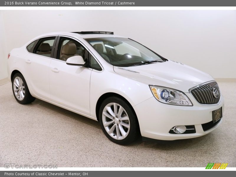 White Diamond Tricoat / Cashmere 2016 Buick Verano Convenience Group