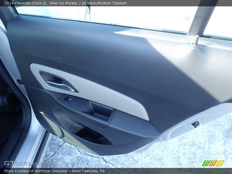 Silver Ice Metallic / Jet Black/Medium Titanium 2014 Chevrolet Cruze LS