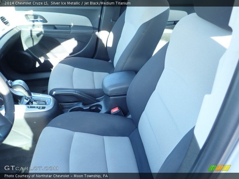 Silver Ice Metallic / Jet Black/Medium Titanium 2014 Chevrolet Cruze LS