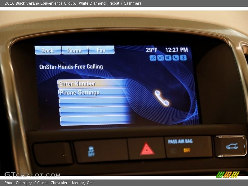 White Diamond Tricoat / Cashmere 2016 Buick Verano Convenience Group
