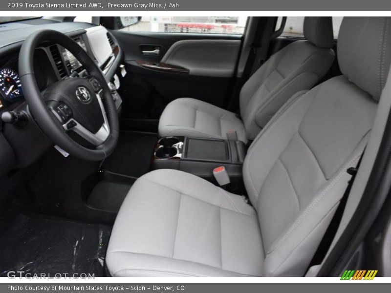 Predawn Gray Mica / Ash 2019 Toyota Sienna Limited AWD