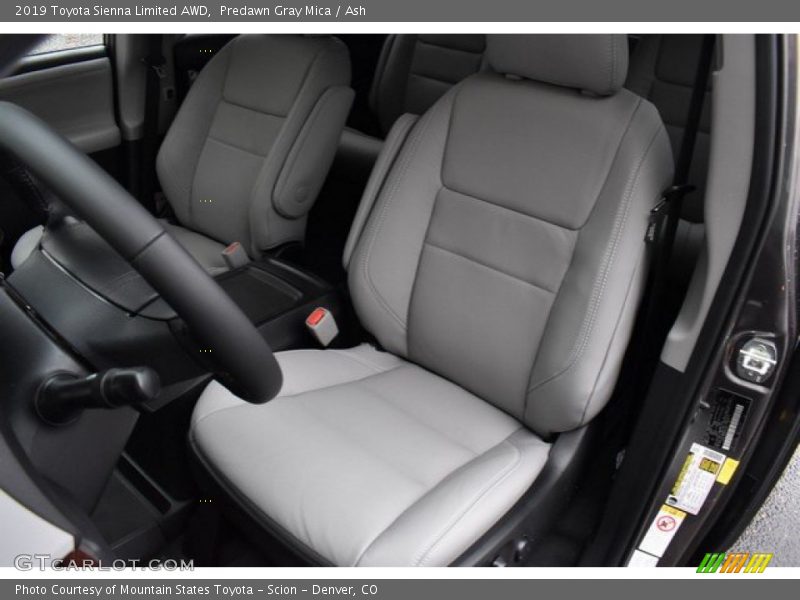 Predawn Gray Mica / Ash 2019 Toyota Sienna Limited AWD