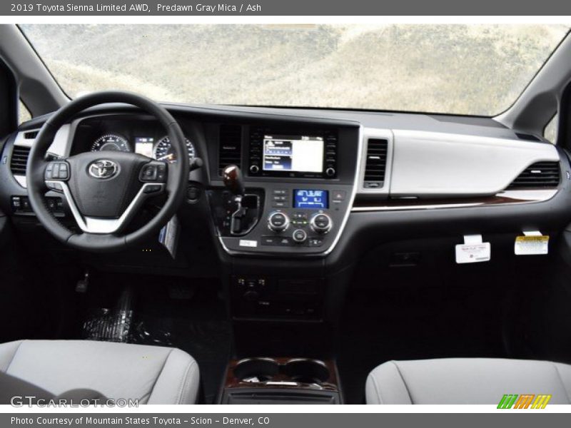 Predawn Gray Mica / Ash 2019 Toyota Sienna Limited AWD