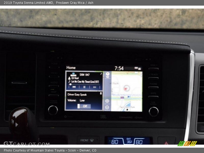 Predawn Gray Mica / Ash 2019 Toyota Sienna Limited AWD