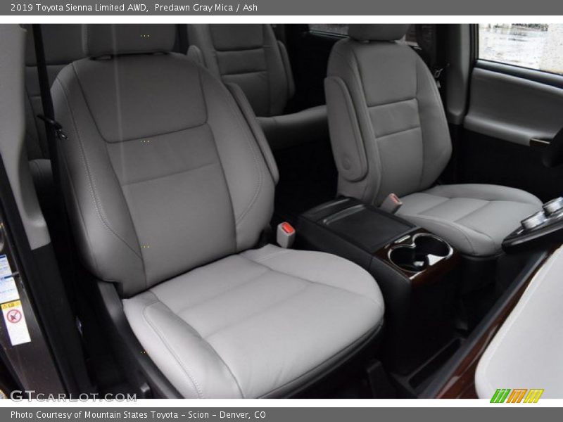 Predawn Gray Mica / Ash 2019 Toyota Sienna Limited AWD