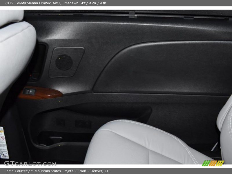 Predawn Gray Mica / Ash 2019 Toyota Sienna Limited AWD