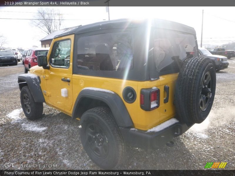 Hellayella / Black 2019 Jeep Wrangler Sport 4x4