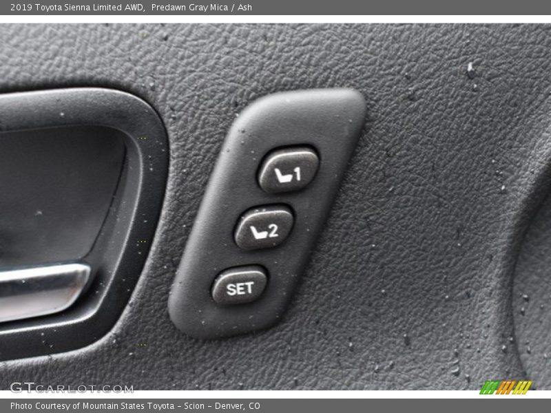 Predawn Gray Mica / Ash 2019 Toyota Sienna Limited AWD