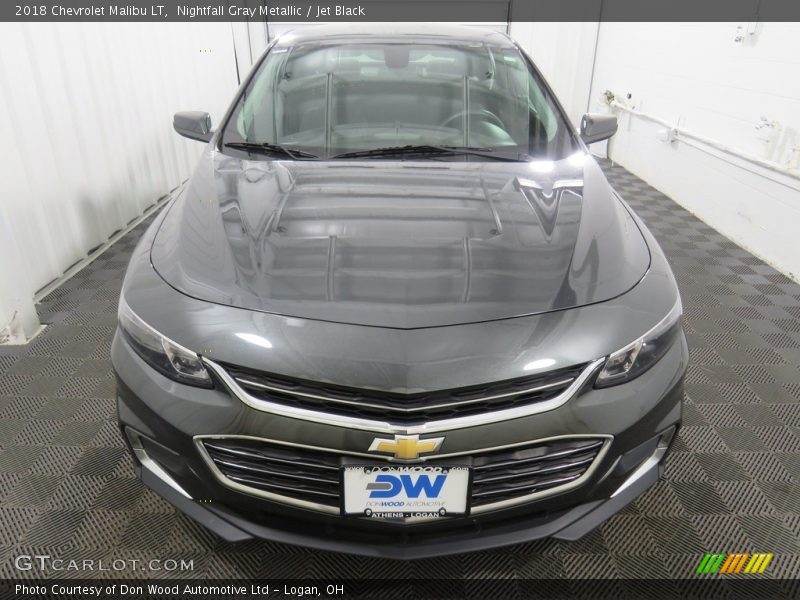 Nightfall Gray Metallic / Jet Black 2018 Chevrolet Malibu LT