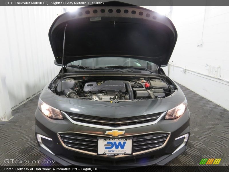 Nightfall Gray Metallic / Jet Black 2018 Chevrolet Malibu LT