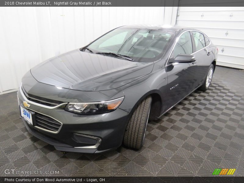 Nightfall Gray Metallic / Jet Black 2018 Chevrolet Malibu LT