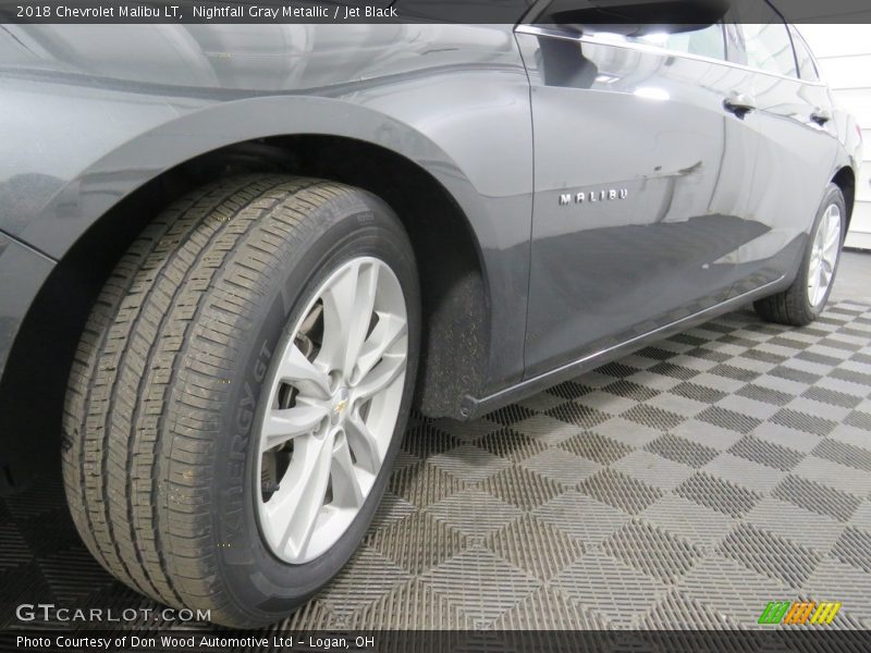 Nightfall Gray Metallic / Jet Black 2018 Chevrolet Malibu LT