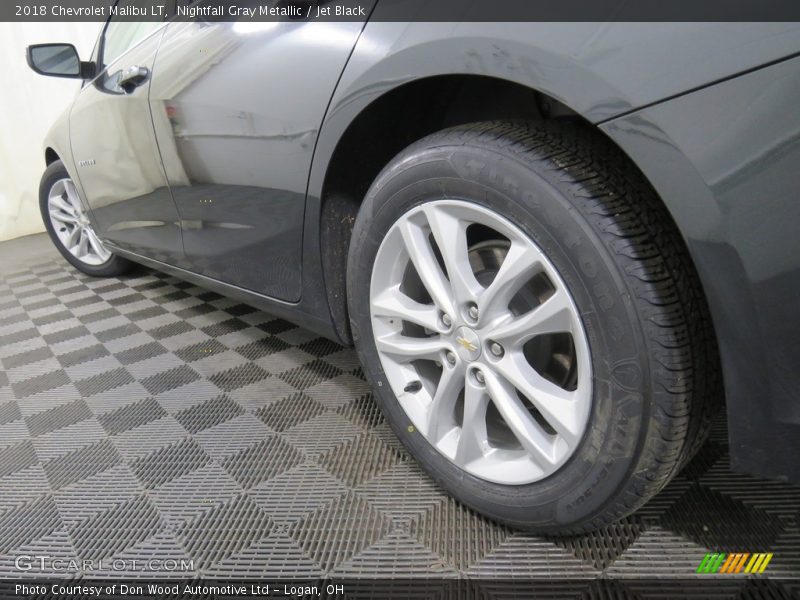 Nightfall Gray Metallic / Jet Black 2018 Chevrolet Malibu LT