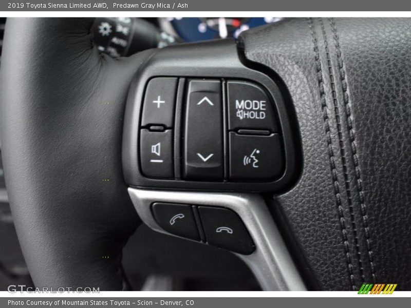 Predawn Gray Mica / Ash 2019 Toyota Sienna Limited AWD